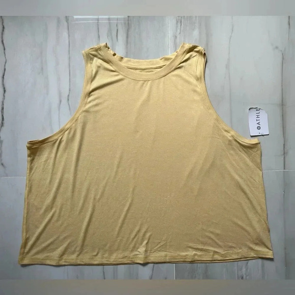 Athleta Yellow Uptempo Athletic Tank Top 3X - Picture 7 of 12